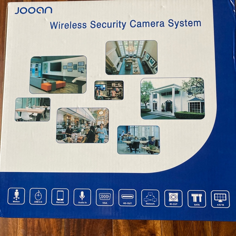 Wireless Security Camera System 4 Camera 1080p
